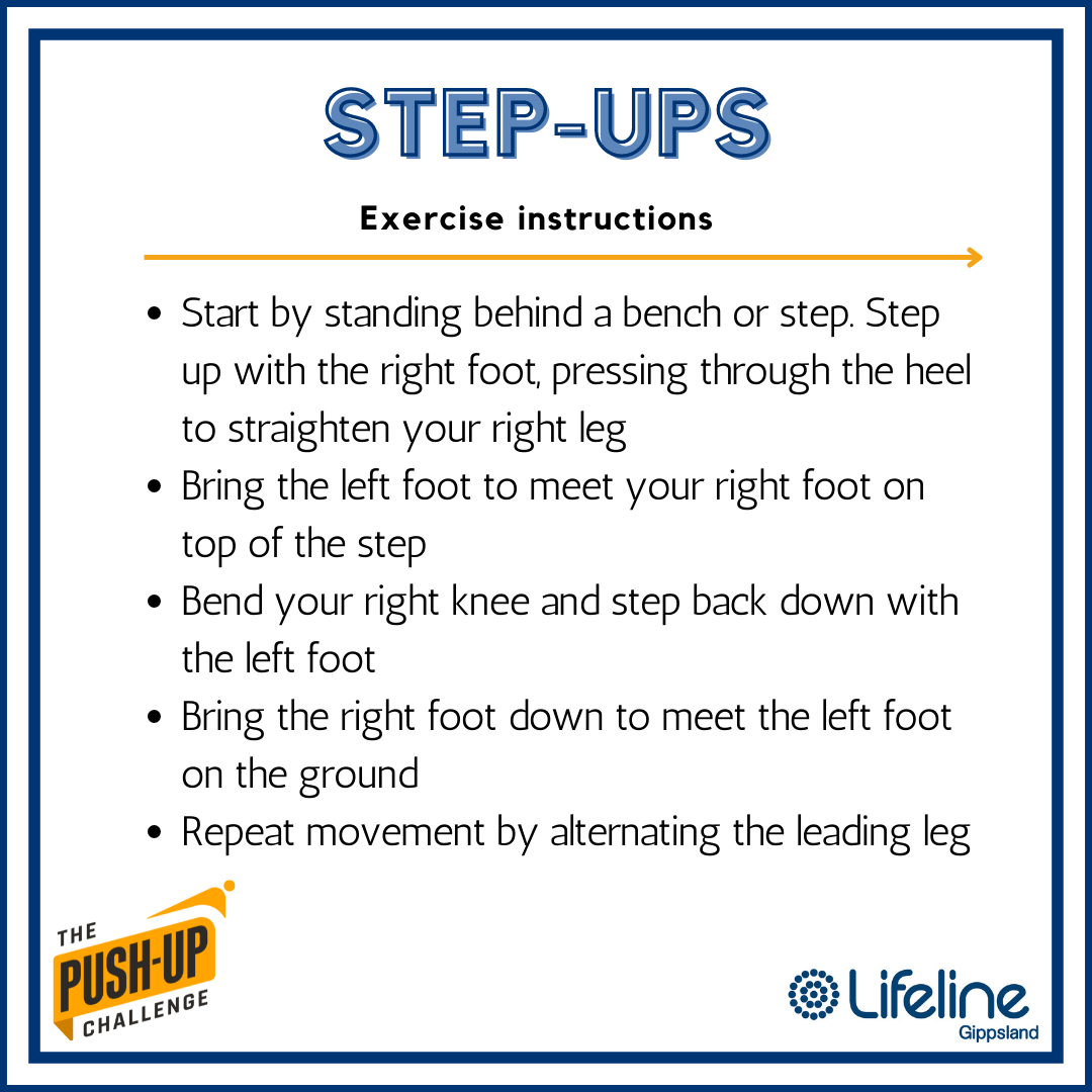Push-Up Challenge alternative exercises slide 3